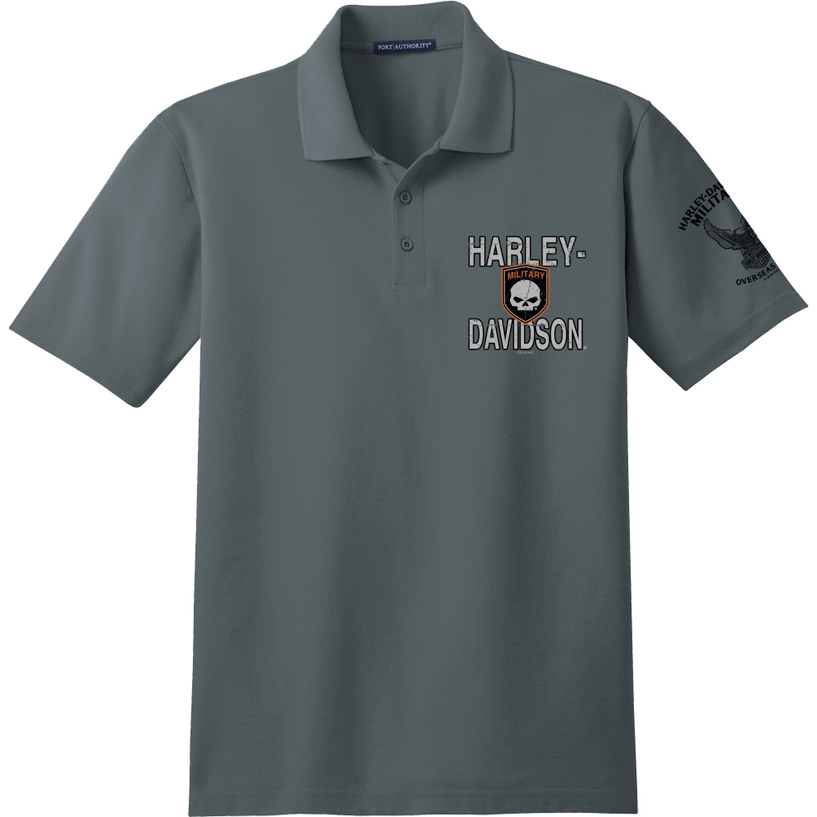 Harley-Davidson Military Men's Short-Sleeve Polo Sport ...