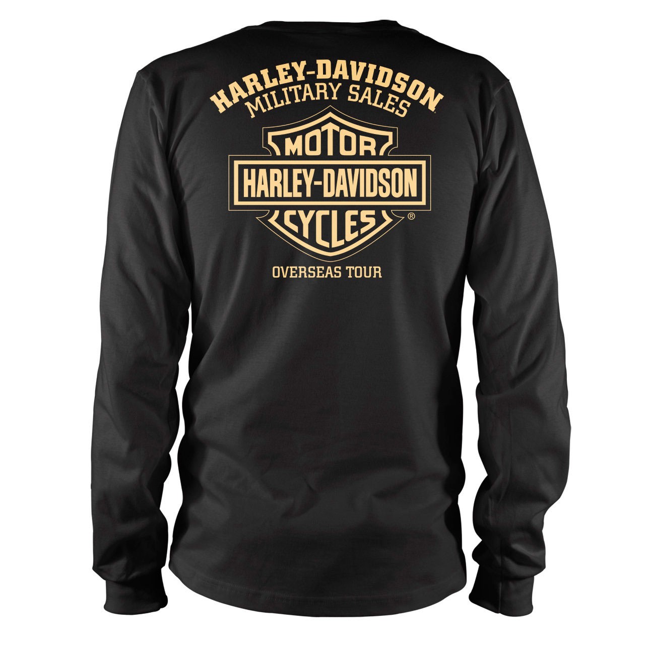  Harley  Davidson  Men s Long Sleeve T shirt Overseas Tour  