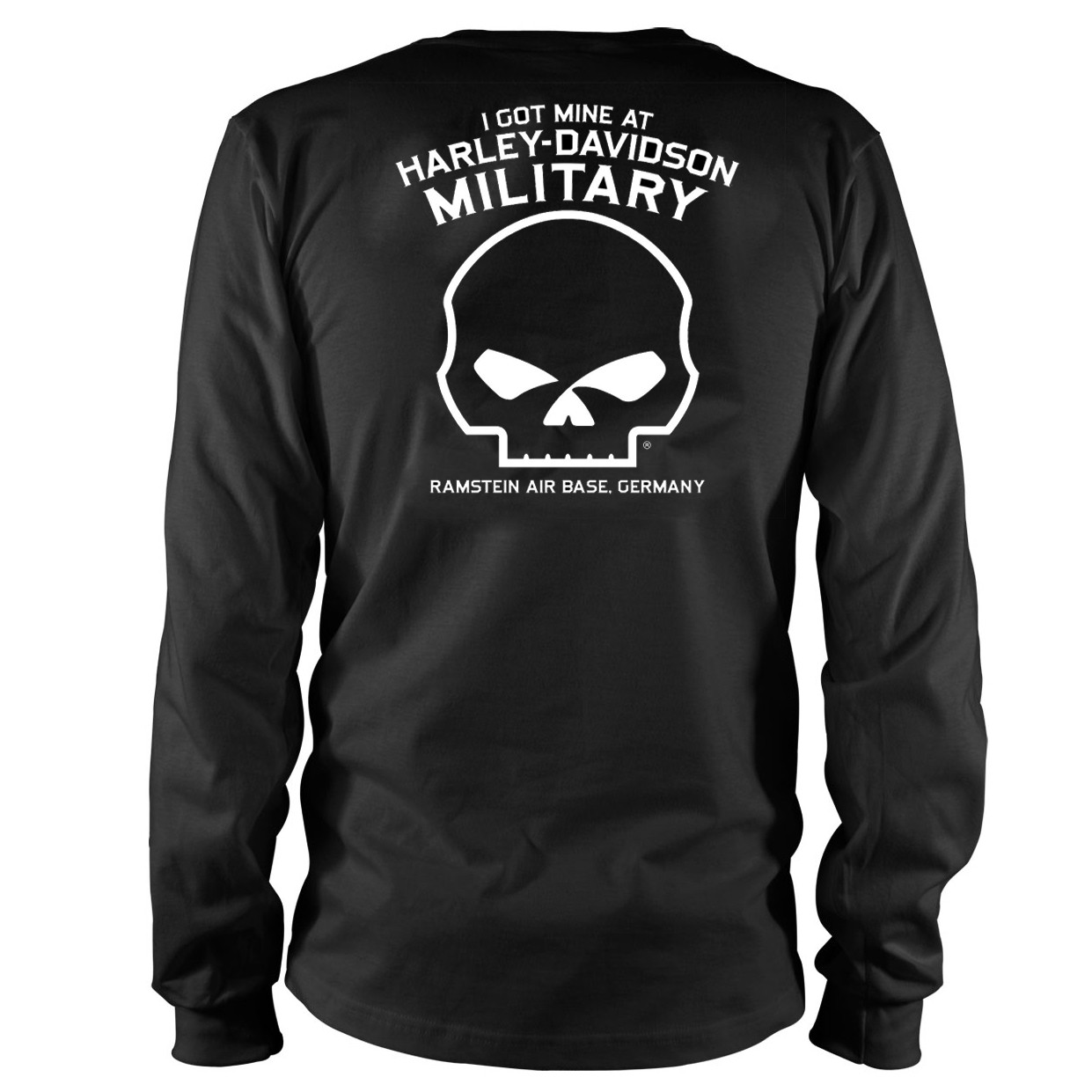 Download Harley-Davidson Military Long-Sleeve Crew Neck Graphic T ...
