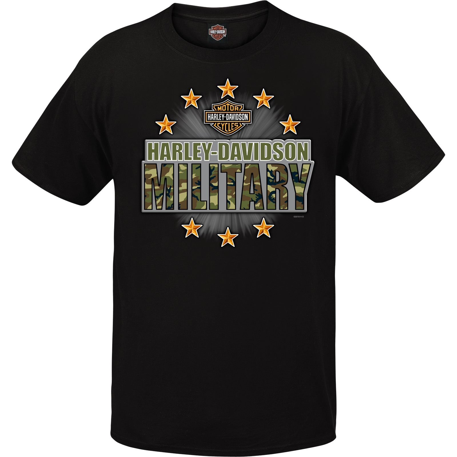 Harley-Davidson Military Graphic T-shirt - Overseas Tour | Military Stars 2X
