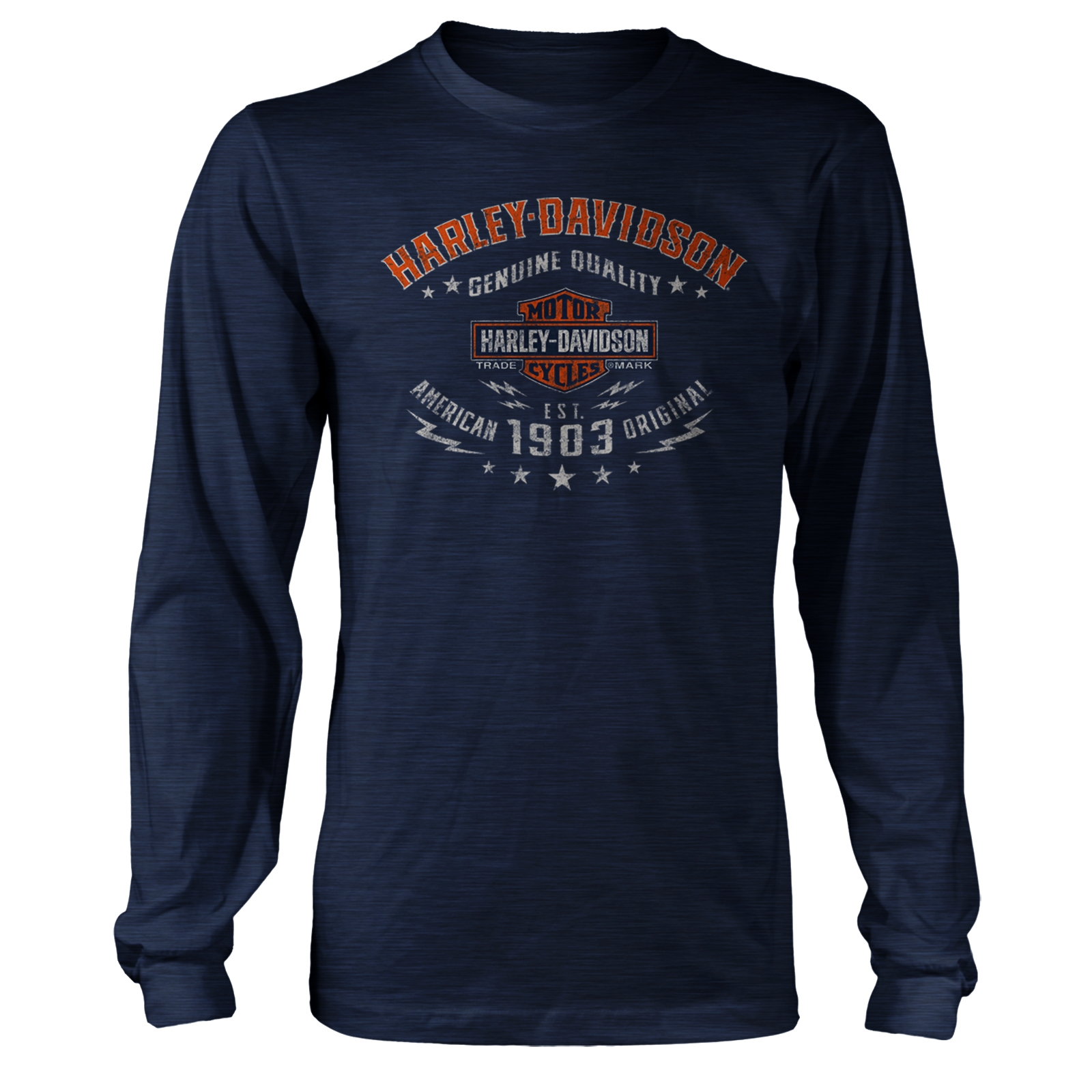 Harley-Davidson Military - Men's Long-Sleeve Graphic T-Shirt - USAG Stuttgart | Street Ready 3X